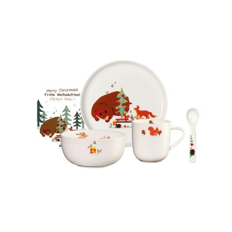 Set of 5 Pcs for Kids Tableware - Christmas for Bruno