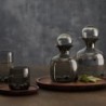 Garrafa de Vidro 750ml Cinza - Glas