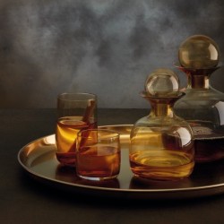 Garrafa de Vidro 750ml Ambar - Glas