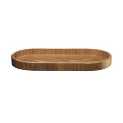 Bandeja de Madera Oval 35,5x16,5cm - Wood