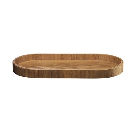 Bandeja de Madera Oval 35,5x16,5cm - Wood