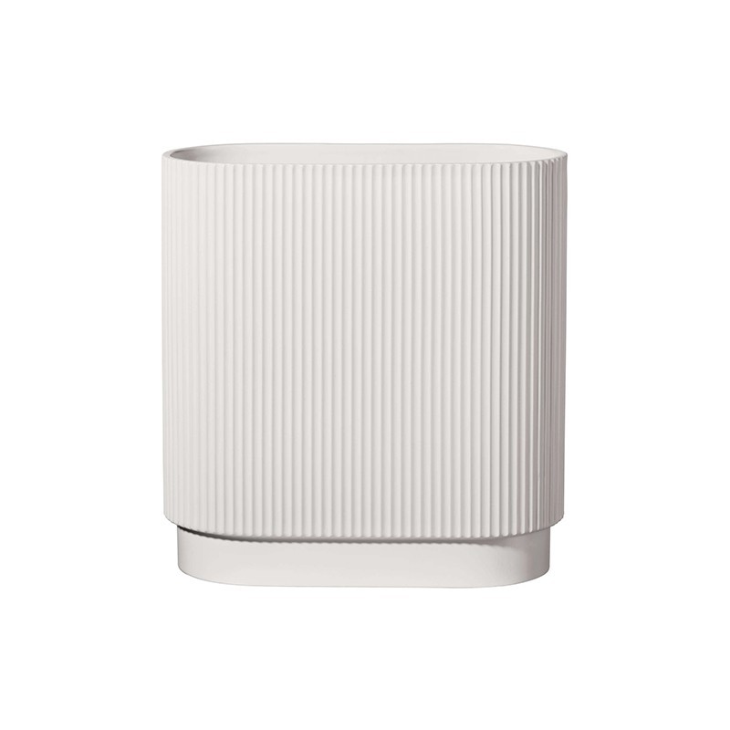 Florero 34,5cm Oval Blanco – Artdeco Florero 34,5cm Oval Blanco – Artdeco