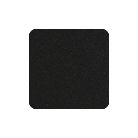 Set of 4 Coasters 10x10cm Charcoal - Soft Leather
