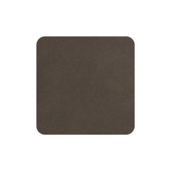 Set of 4 Coasters 10x10cm Earth - Soft Leather