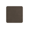 Set of 4 Coasters 10x10cm Earth - Soft Leather