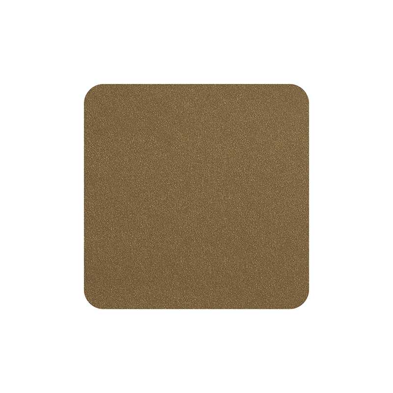 Set of 4 Coasters 10x10cm Cork - Soft Leather