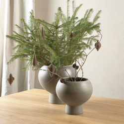 Jarra com Pé 19cm Stone - Doro