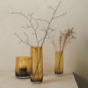 Florero/Linterna 18cm Ambar - Ajana
