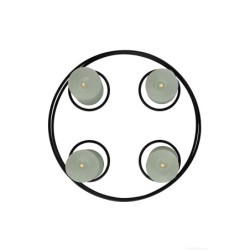 Round Candle Holder Ø24,5cm - Deko Xmas