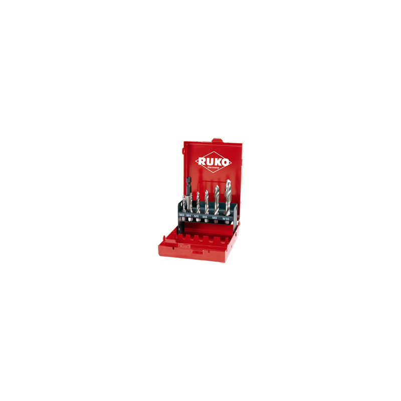 Juegos De Machos De Roscar Para Máquinas Combinados “Larga” HSS RUKO