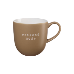 Caneca 'Weekend Mode' 350ml - Hey!