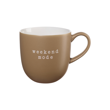 Caneca 'Weekend Mode' 350ml - Hey!