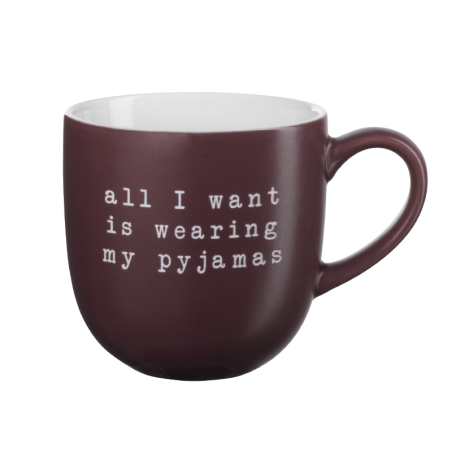 Caneca 350ml 'Wearing My Pijamas' - Hey!