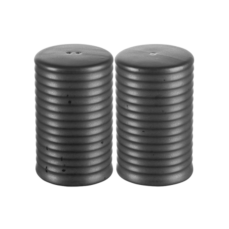 Conjunto Saleiro e Pimenteiro Preto - Kitchen'Art