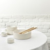 Salad Bowl 2,5L Sparkling White - Re:Glaze