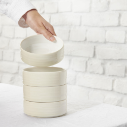 Bowl Sparkling White ø12,5cm - Re:Glaze
