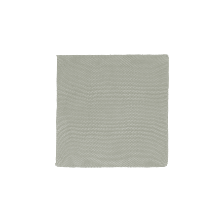 Set of 2 Cotton Knitted Cloth Light Khaki - Textil