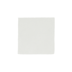 Juego de 2 Paños de Algodón Tricotados Blanco - Textil