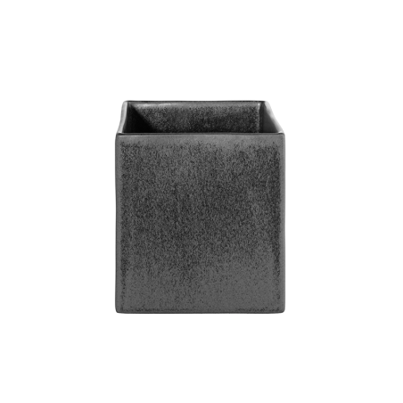 Macetero Negro Hierro 10cm - Quadro