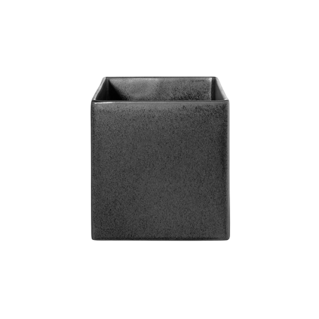 Macetero Negro Hierro 18cm - Quadro