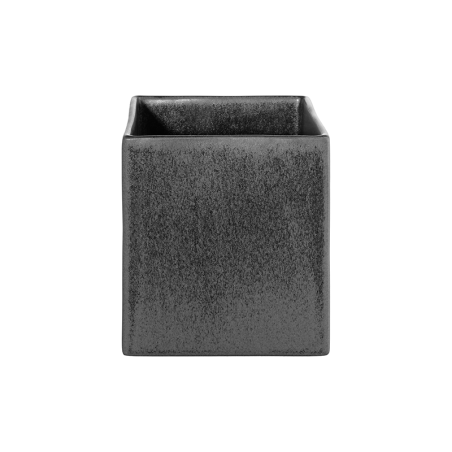 Macetero Negro Hierro 15cm - Quadro
