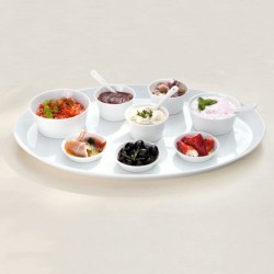 Aperitif Plate Ø8,5Cm - 250ºc