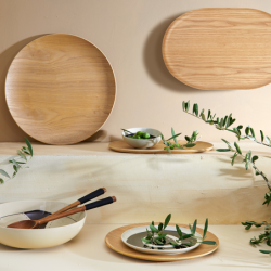 Bandeja Redonda ᴓ34cm - Wood