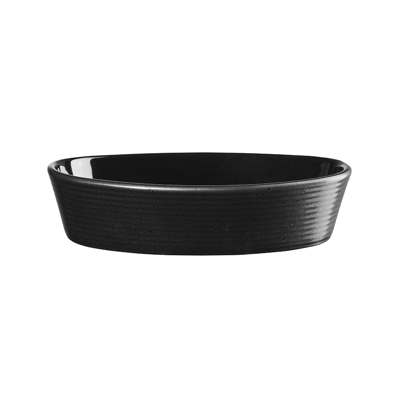 Taça Refratária Oval 20cm Preto - Kitchen'Art Taça Refratária Oval 20cm Preto - Kitchen'Art