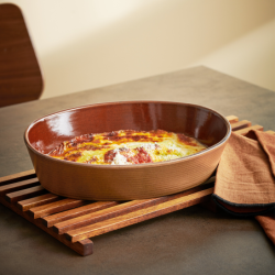 Ovenproof Dish Brown 20cm - Kitchen'Art