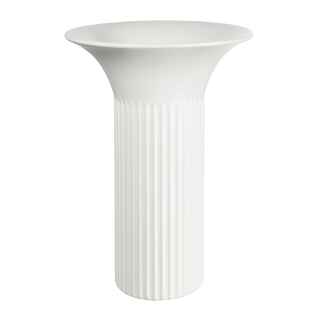 Vase White Ø17,5cm - Artea