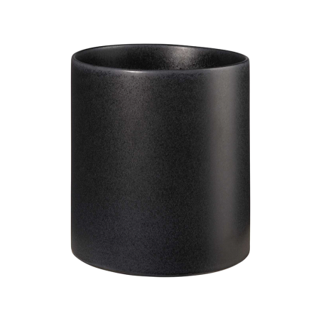 Black Cylindre Vase 19cm - Haruko