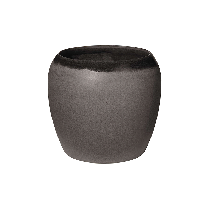Planter Charcoal Ø18,5cm - Bruna