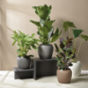 Planter Charcoal Ø22cm - Bruna