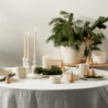 Deco Fir Tree Grooved 8,5cm Natural - Wood Light