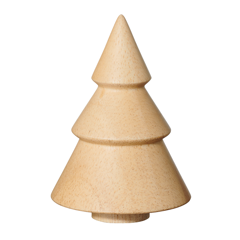 Deco Fir Tree 8,5cm Natural - Wood Light