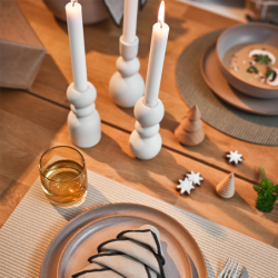 Candle Holder 13cm Soft Shell - Como