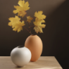 Florero Basalto ⌀17cm Mostarda - Mara