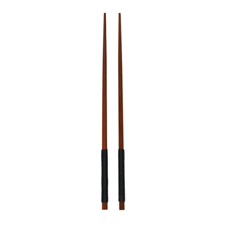 Set of 2 Pairs of Chopsticks Acacia 25cm - Wood