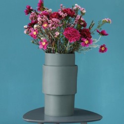 Vase Ø14cm Steel - Centric