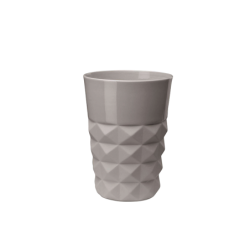 JARRA FACETTE ALT. 18 CM, CIMENTO