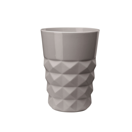 Vase 22cm Cement - Facette