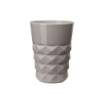 Vase 22cm Cement - Facette