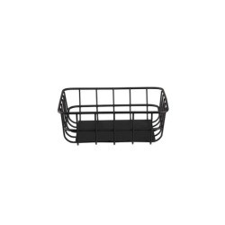 kitchen basket , black coated 15 x 15 cm