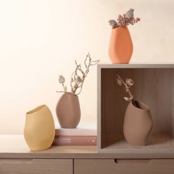 Florero 18cm Mostarda - Hana