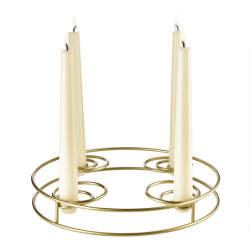 Candelabro Redondo Ø24,5cm - À Table D'Or