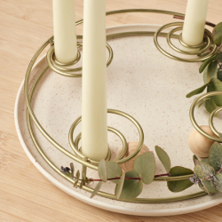 Candelabro Redondo Ø24,5cm - À Table D'Or