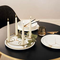 Candelabro Redondo Ø24,5cm - À Table D'Or