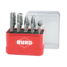 RUKO Set Of Tungsten Carbide Rotary Burrs in Mini-box
