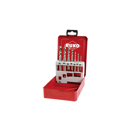RUKO Set Of 7 Male To Open Machines Threads HSSS-Co 5 - Industrial Box