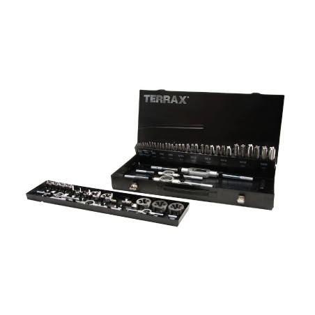 TERRAX by RUKO Set of Hand Taps HSS, 54 Pieces